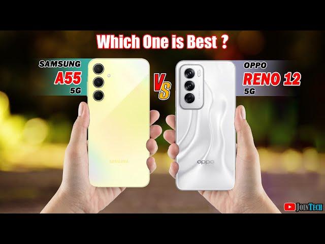  Duel High Tech!! Samsung A55 Vs Oppo Reno 12 Off in a Smartphone Showdown!!