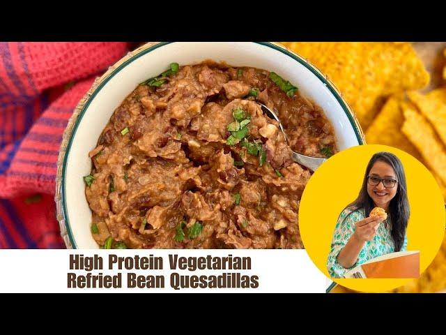 Refried Bean Dip Recipe | Mexican Chilli Bean Dip Recipe | Mexican Recipes by Archana's Kitchen