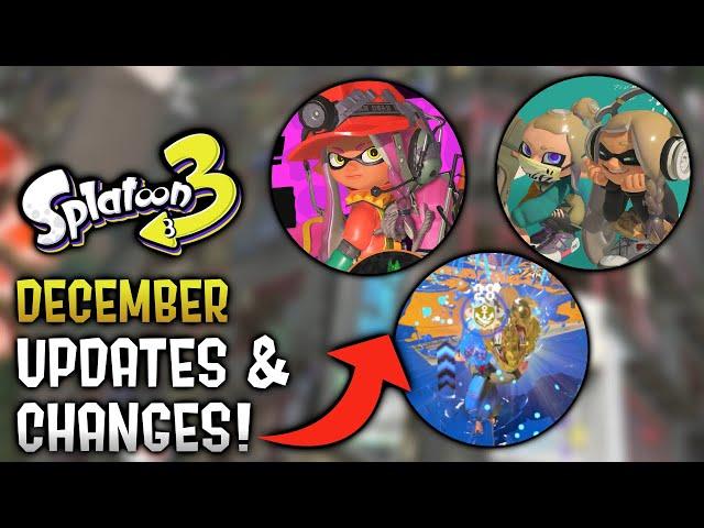 Updates & Changes in December 2024 - Splatoon 3