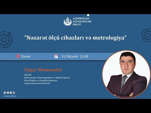 "Nəzarət ölçü cihazları və metrologiya" vebinarı