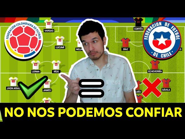 COLOMBIA vs CHILEMANO a MANO de NÓMINAS y PARTIDOS HISTÓRICOSFECHA 10 ELIMINATORIAS UNITED 2026