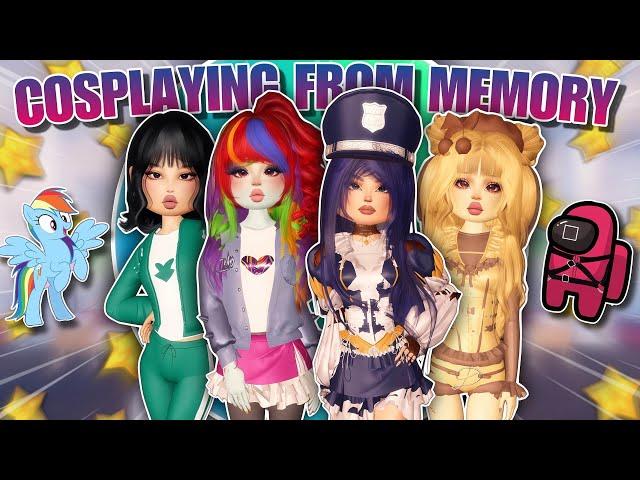 *RECREATING* Characters From MEMORY For EVERY Round NO MATTER The Theme!! (Roblox)