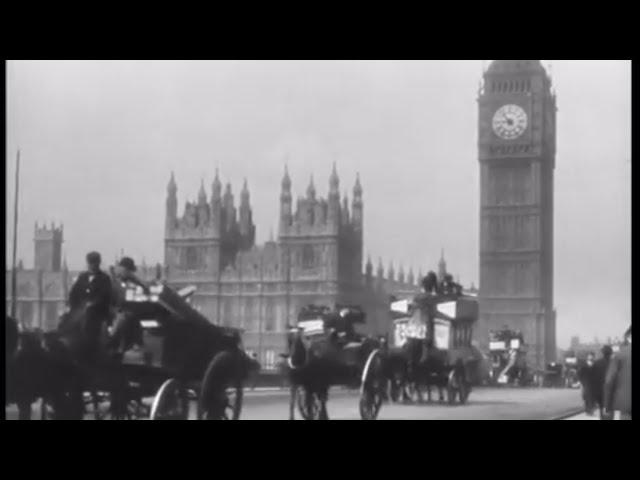 Lumiere brother’s film, London in 1896!