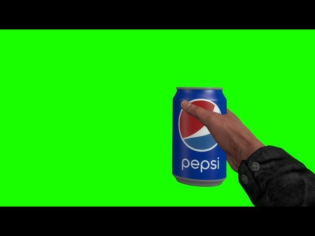 Pepsi Can in First Person [GREEN SCREEN]