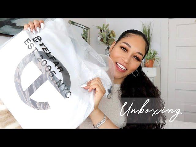 UNBOXING TELFAR SHOPPING BAG MEDIUM GREY  ABOUT TELFAR |PERFECT VACATION BAG ️