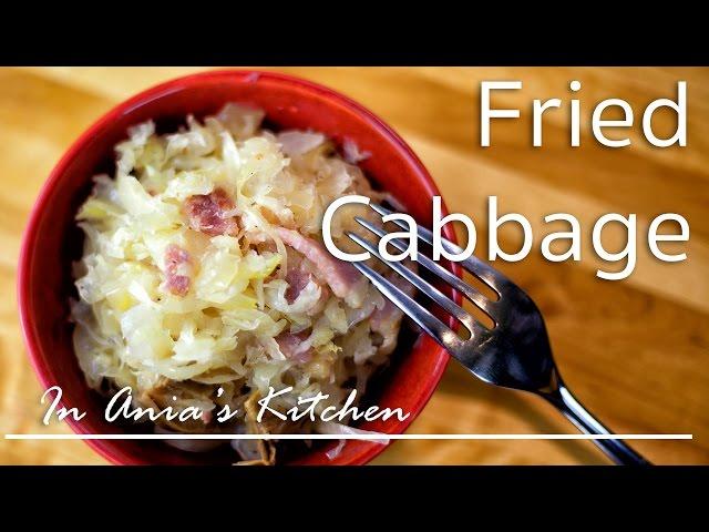 Fried Cabbage - Kapusta Zasmazana - Recipe #211