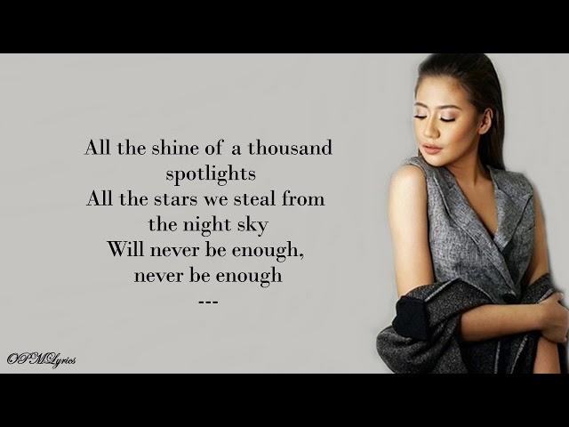 Never Enough | Morissette Amon | Lyrics