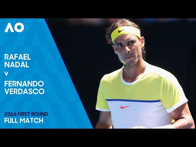 Rafael Nadal v Fernando Verdasco Full Match | Australian Open 2016 First Round