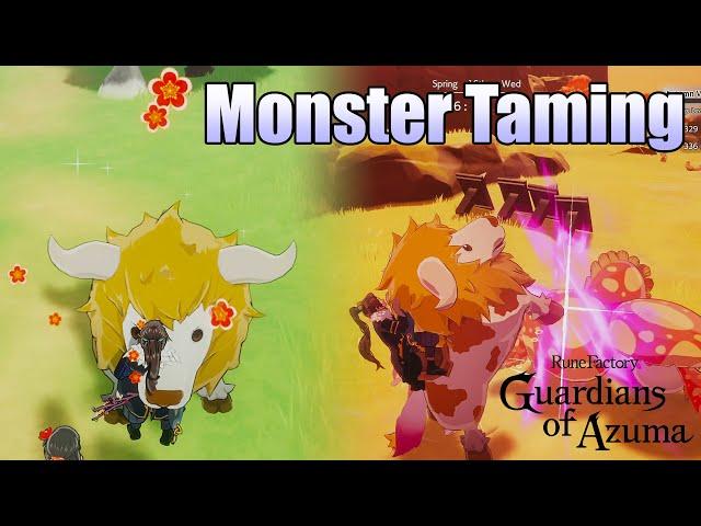 Monster Bonding - Getting Buffamoo & Other Productive Monsters | Rune Factory: Guardians of Azuma