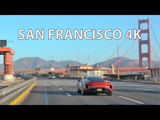 San Francisco 4K - Morning Drive - California USA