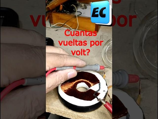 Cuántas vueltas tengo que dar? #diy #tips #electronica #juntamugre  #transformadores