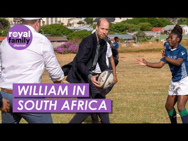 Prince William Plays Rugby in Cape Town Ahead of Earthshot Prize