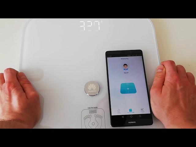 Quick how to use Huawei Body Fat Scale & app