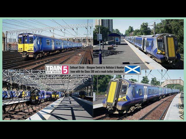 Cathcart Circle (remastered) and Class 380 review ~ Train Sim World 5