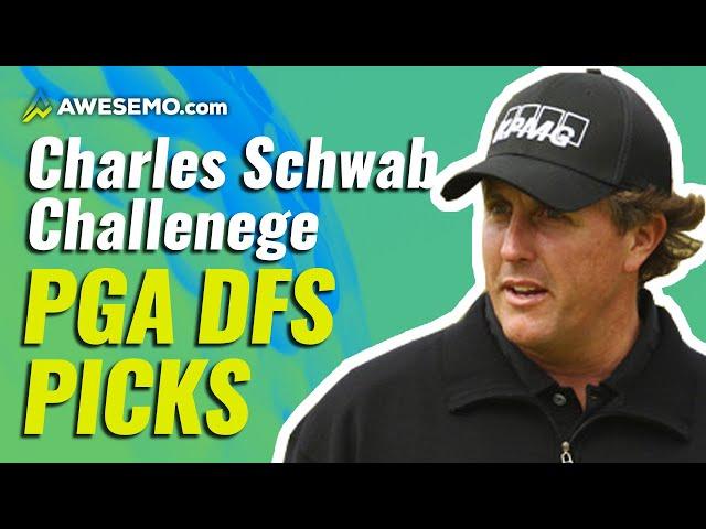 THE PGA DFS STRATEGY SHOW: FANTASY GOLF PICKS: THE CHARLES SCHWAB CHALLENGE | DRAFTKINGS & FANDUEL