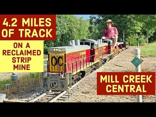 Mill Creek Central: A backyard railroad on a reclaimed strip mine