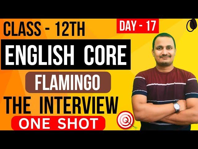 The Interview/class 12 English core/jac board class 12 english core/jac board 12 english 2025