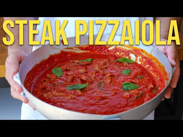 How to Make STEAK PIZZAIOLA Like an Italian