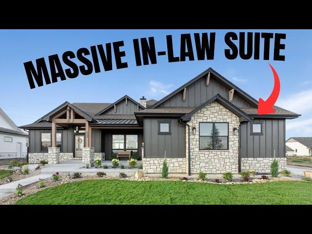 Inside Custom Modern Mountain Home w/ Biggest In-Law Suite EVER!