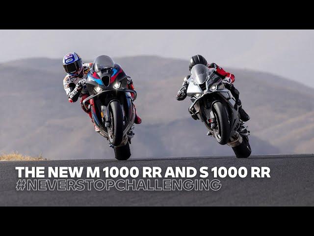 Las nuevas BMW M 1000 RR y BMW S 1000 RR | #NeverStopChallenging