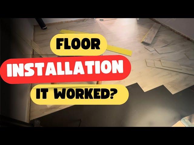 Carpet removal and vinyl flooring installation