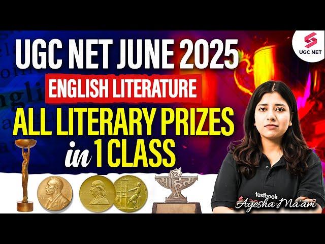 UGC NET JRF English Literature 2025 | Literary Prizes For UGC NET English By Ayesha Mam