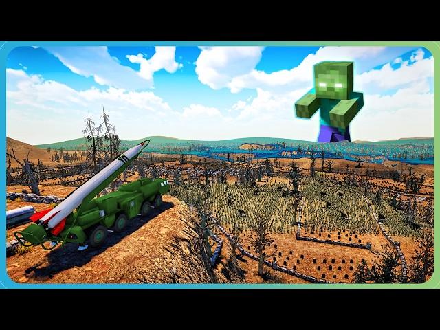 4.5MILLION Minecraft ZOMBIES & Siren head vs U.S. ARMY - Ultimate Epic Battle Simulator 2 (4K)