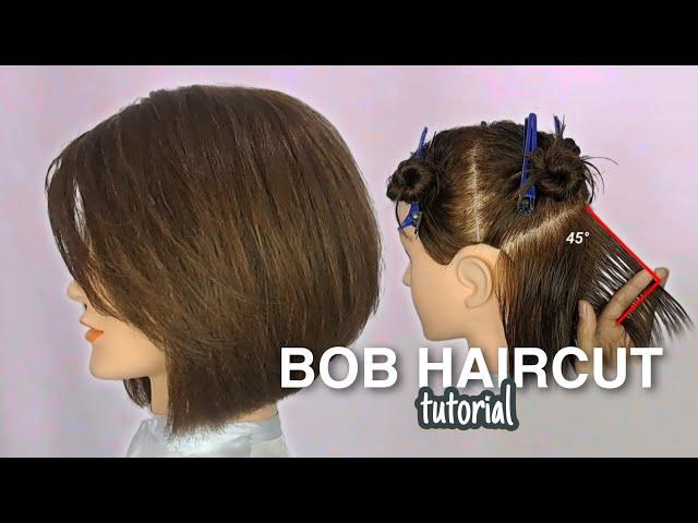 how to:BOB HAIRCUT,so easy|potong rambut bob