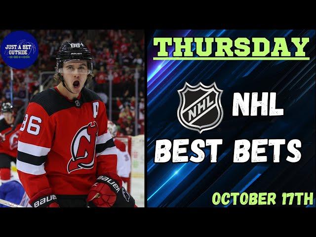 NHL Best Bets, Picks, & Predictions for Today, October 17th!