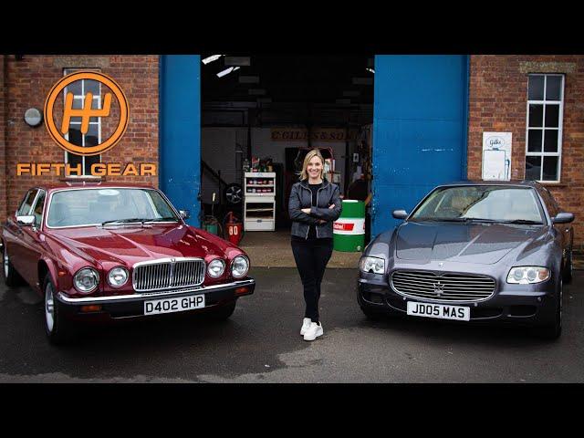 Budget VS Luxury: Jaguar XJ6  / Maserati Quattroporte V | Fifth Gear Second Hand Heroes