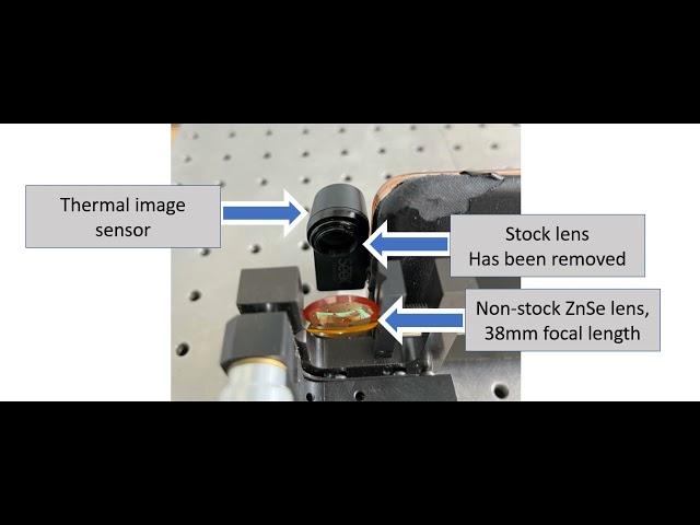Seek Thermal CompactPro thermal camera with non-stock lens. ( Optical zoom test part 1 )