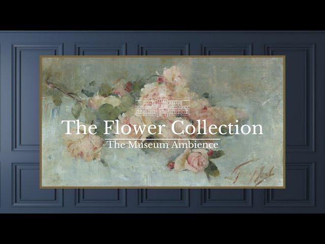 Springtime Vintage Floral Painting • Vintage Art for TV • 3 hours of painting • Romantic Ambience