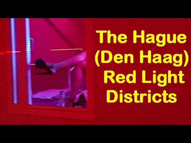 Overview of The Hague's 2 Red Light Districts. Den Haag Rosse Buurt Netherlands