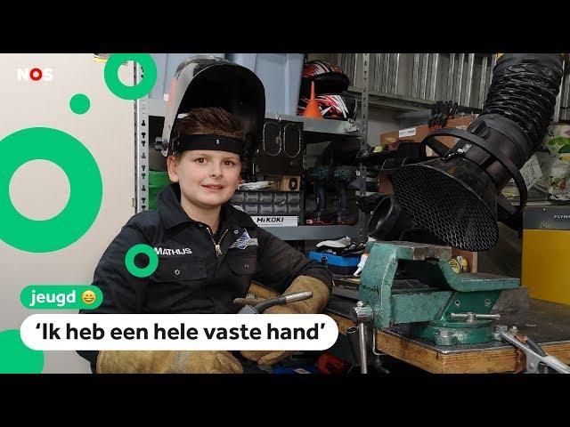 Mathijs is de jongste lasser van Nederland