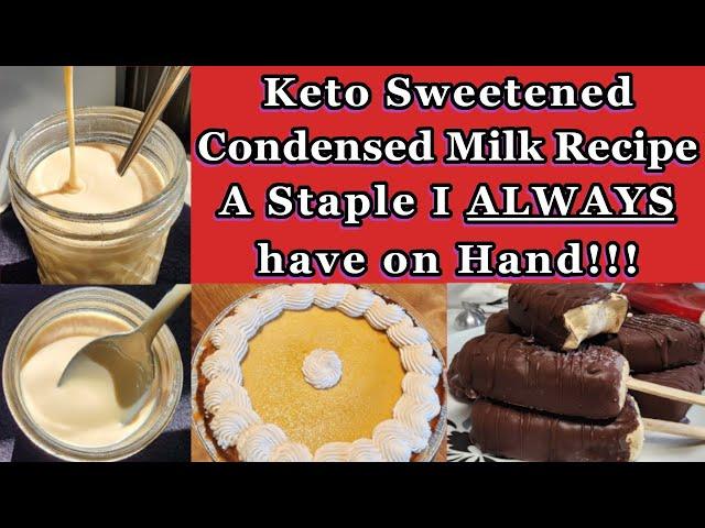 Keto Sweetened Condensed Milk Recipe | Simple & Versatile