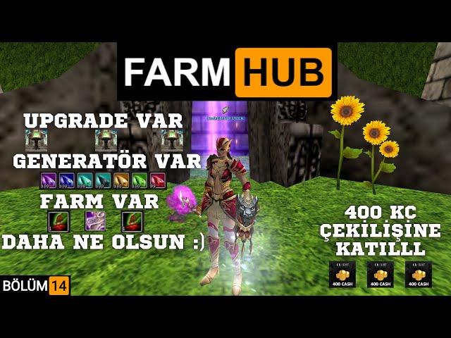 FARM HUB | BÖLÜM 14 | UPGRADE VAR, GENERATÖR VAR, FARM VAR, DAHA NE OLSUN #knightonlinefarm