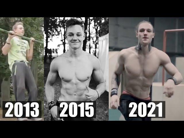 Legendary 8 Year Calisthenics Evolution (2013 - 2021) - Daniels Laizans