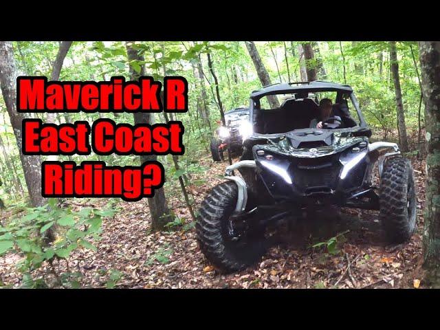 Adrenaline Cycles taking the Maverick R XRS SS to the woods