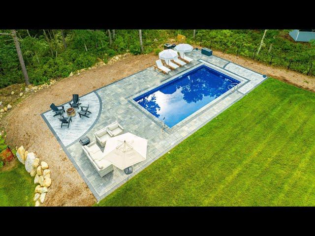 Basic Paver Patio Pool Hardscape