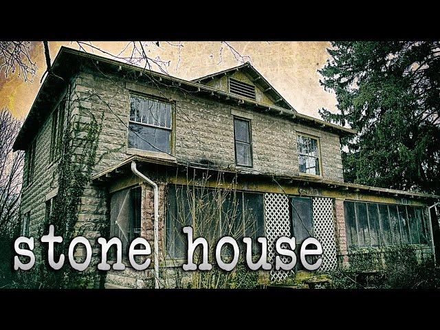 Sad & Lonely Abandoned Early 20th Century Stone House In Central Kentucky