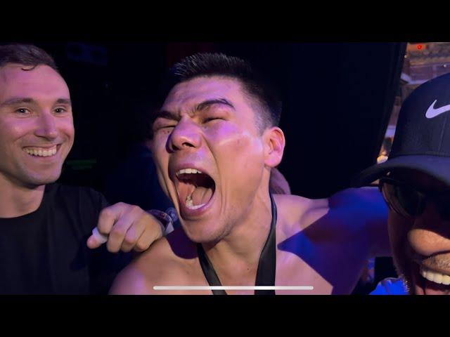 "PUTO MADRE!" BEK THE BULLY BUSTS OUT SPANISH AFTER DARIUS FULGHUM WIN IN WAR; EMOTIONAL IN VICTORY