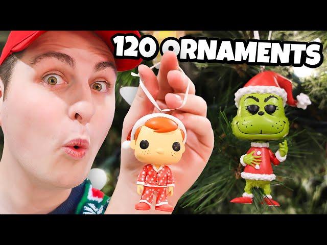 Decorating My Christmas Tree With EVERY Funko Pop Ornament AGAIN!