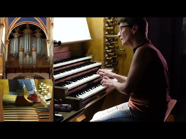 Jacques Boyvin Suite du Sixiesme Ton - Anne-Marie Blondel à l'orgue de Saint-Germain-des-Prés, Paris