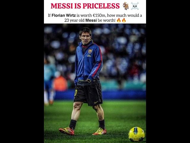 MESSI IS PRICELESS️#football#messi#barcelona#leomessi#liverpool#wirtz#leverkusen#edit#barça#shorts