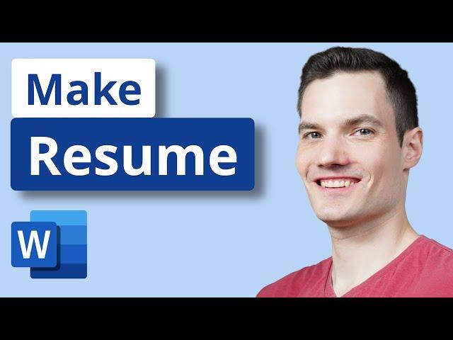 How to Make Resume in Word