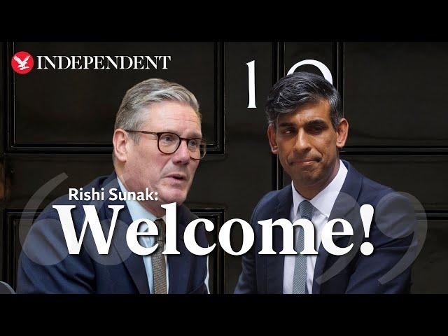 Rishi Sunak welcomes Keir Starmer as new prime minister | full speech