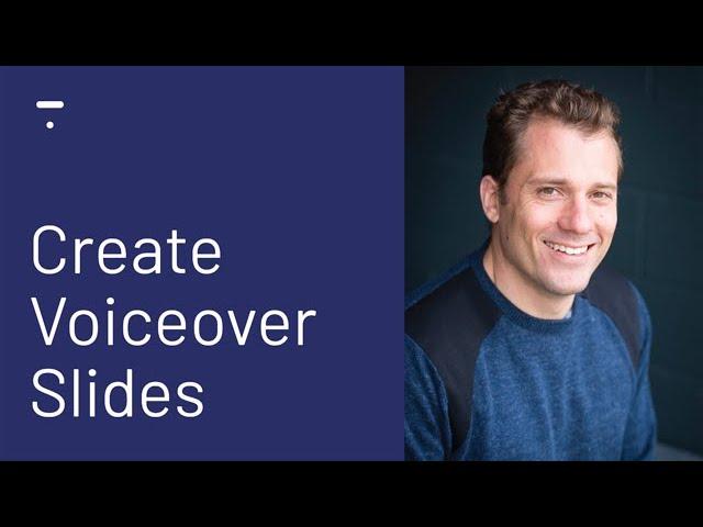 How To Create Voice Over Slides For Your Online Course