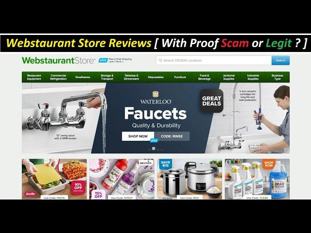 Webstaurant Store Reviews With Proof Scam or Legit ? WebstaurantStore ! WebstaurantStore Com Reviews