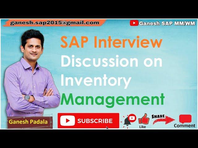 SAP Interview Discussion on IM & Physical Inventory || SAP MM Interview Questions and Answers || ERP