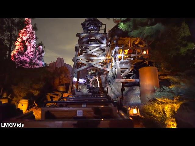 [HD] Big Thunder Mountain Railroad Night POV - Disneyland, California | Ride & Queue |